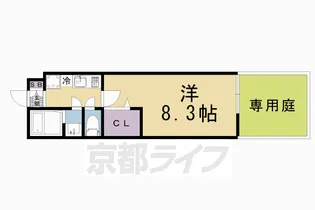 京都府京都市上京区二本松町【マンション】の間取り