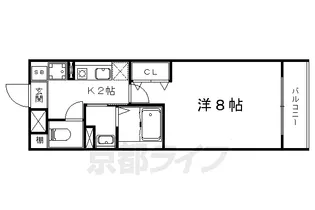 イーストヴィレッジ大宅【101号室】の間取り