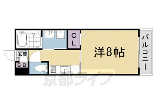 京都府京都市中京区壬生松原町【マンション】の間取り