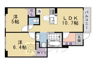 コート・ヴィレッジⅡ【1階】の間取り