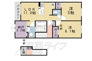 コート・ヴィレッジⅡ【2階】の間取り