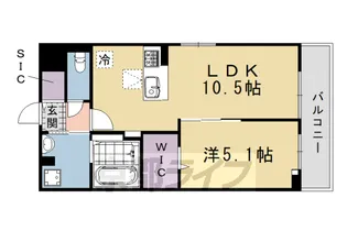 クレリア【1階】の間取り