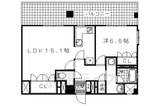 音羽ハイツ【603号室】の間取り