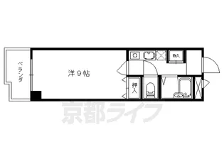 フォレスト醍醐【317号室】の間取り