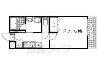 DuReve大宅(学生専用)【103号室】の間取り