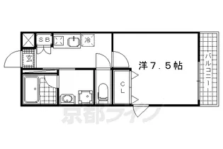 DuReve大宅(学生専用)【207号室】の間取り