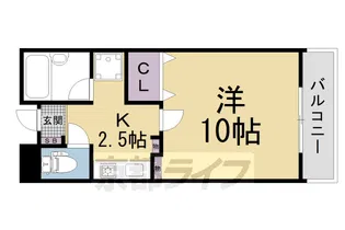 ジョイフル船橋【308号室】の間取り
