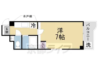 1Kの間取り画像