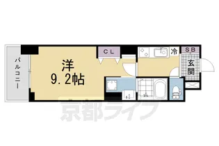 COLORE' HIRAKATA【1003号室】の間取り