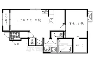 ステラハウス【101号室】の間取り