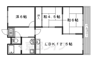ハイツコスモス【303号室】の間取り