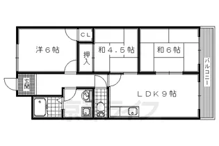 ハイツサンヒル【204号室】の間取り