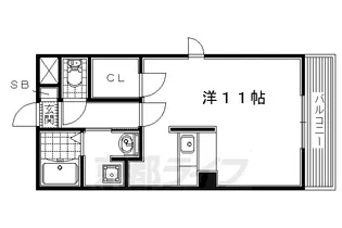グランシャリオ長尾Ⅱ【307号室】の間取り
