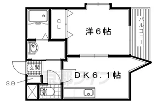 ピコットⅠ【401号室】の間取り