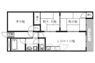 サンローズマンション【303号室】の間取り
