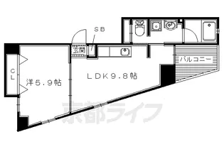 ピコットⅦ【206号室】の間取り