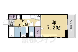 クレメントMK【101号室】の間取り
