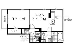 Family eight B棟【201号室】の間取り