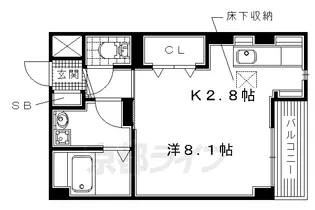 シトラス コート【203号室】の間取り
