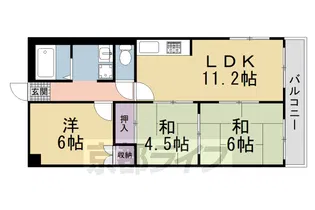 パークヒルズ【302号室】の間取り