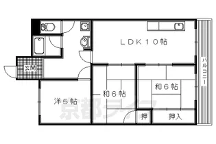 家具町ハイツ【701号室】の間取り