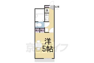 レオパレスプランタン弐番館【204号室】の間取り