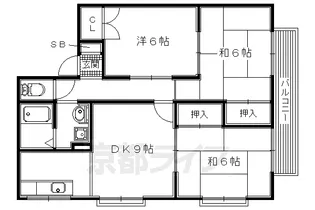 メゾンホープ【2階】の間取り