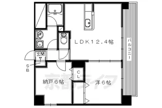 ベロフィオーレ宮之阪【107号室】の間取り