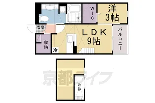 ソレイユ【201号室】の間取り