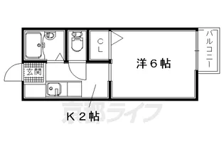 ハイツH&M【102号室】の間取り