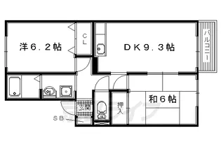 ヴェルドミール出口【202号室】の間取り