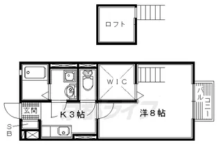 ソフィアKUZUHA【101号室】の間取り