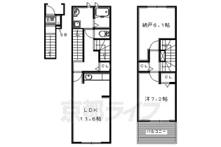 フェニックス・M【203号室】の間取り