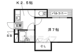 ドリームハイツ長尾【302号室】の間取り