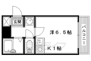 ラ・フォーレ岡山手【11号室】の間取り