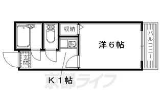 ベルシャンテ【406号室】の間取り