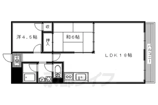 大阪府枚方市藤田町【マンション】の間取り
