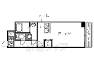ミハマレジデンス枚方【503号室】の間取り