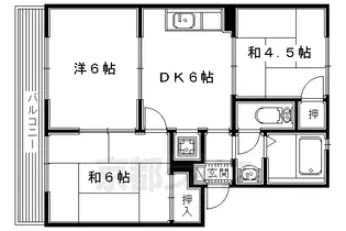 平尾ハイツ【101号室】の間取り