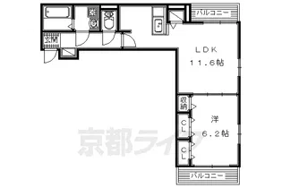 ブローテ【306号室】の間取り