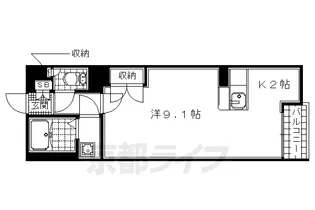 レオネクスト喜望【105号室】の間取り