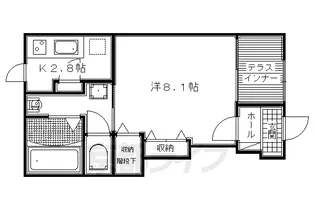 ル・プランタン(Le Printemp)【102号室】の間取り