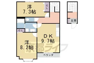 ヴィアレガーロ【203号室】の間取り