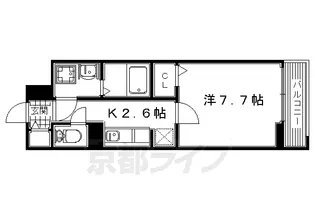 大阪府枚方市樋之上町【アパート】の間取り