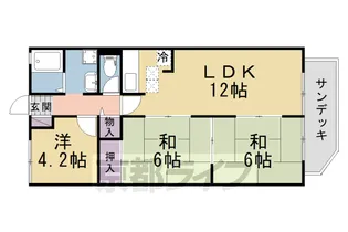アン星ヶ丘【203号室】の間取り