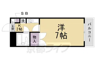 大東御殿山ビル【404号室】の間取り