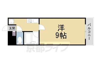 LakiaMaison木津川【508号室】の間取り