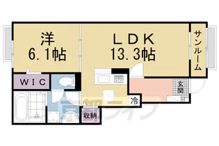 メゾン ラフィーネⅡ【102号室】の間取り