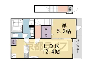 カーサ ポポラリタ【202号室】の間取り