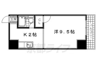クリーンハイツ オンリーワン【516号室】の間取り